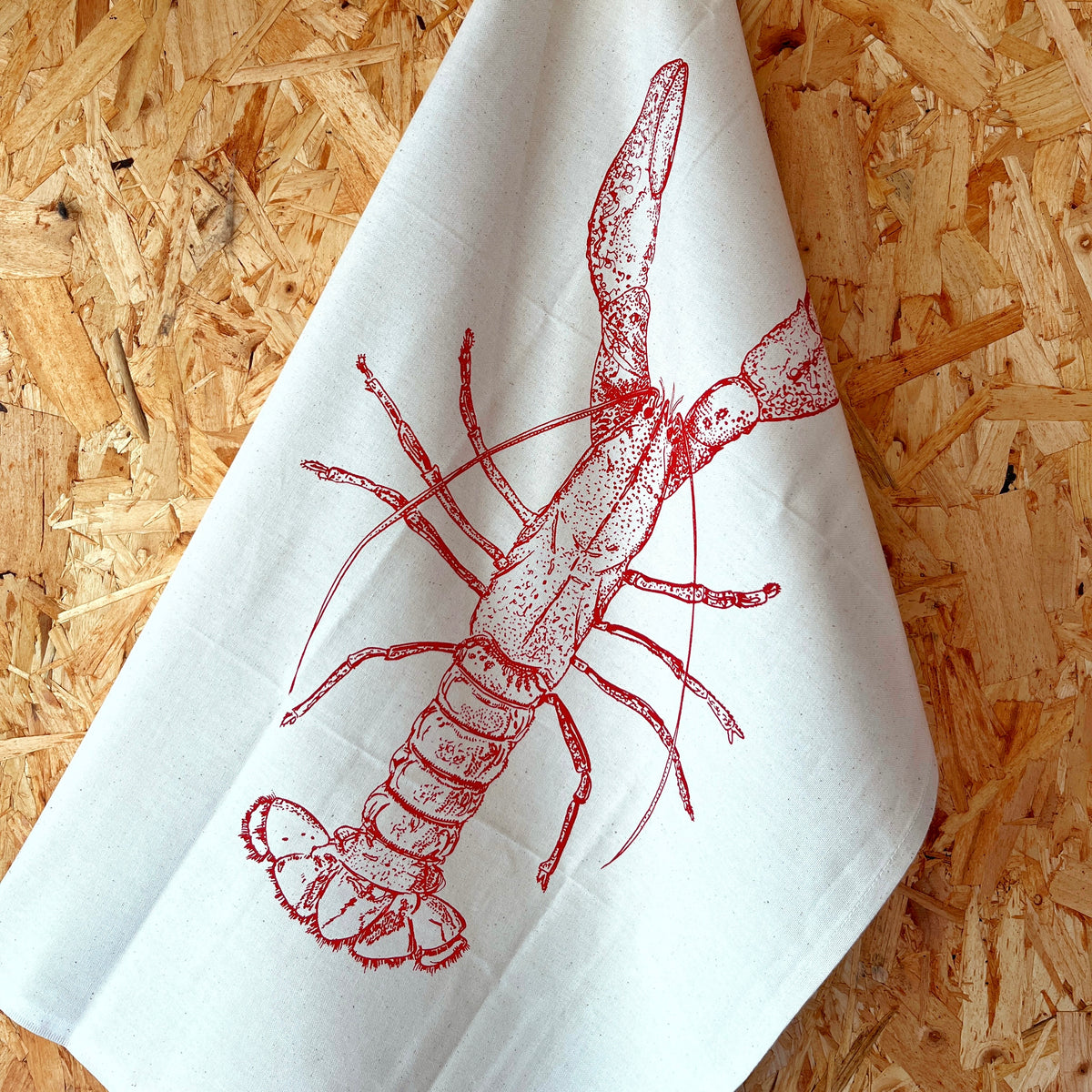 Fish & Lobster Tea Towels — SCALES & SHELLS